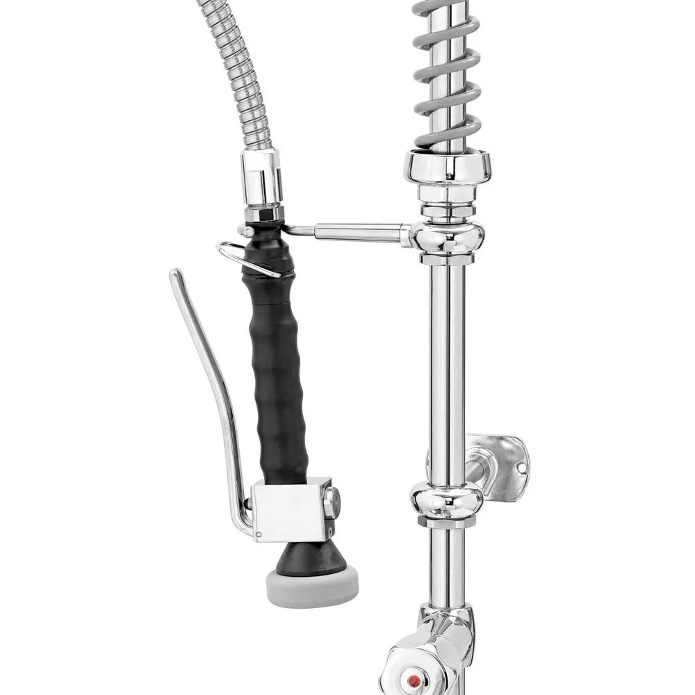 Bartscher Voorspoeldouche | Handdouche (flexibele Hals) + Middenuitloop | Mengkraan | 1-gats | 400x1050(h)mm