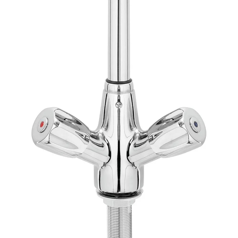 Bartscher Voorspoeldouche | Handdouche (flexibele Hals) + Middenuitloop | Mengkraan | 1-gats | 400x1050(h)mm