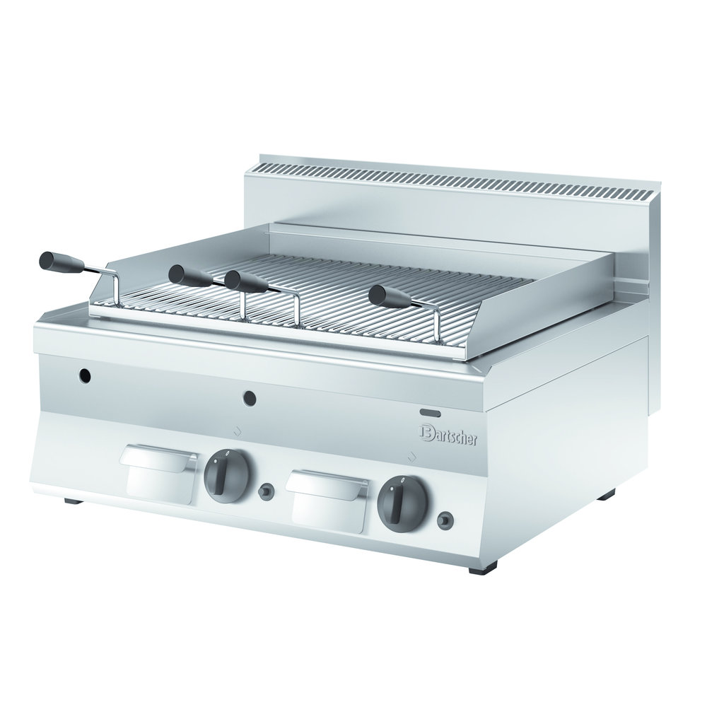 Bartscher Lavasteengrill | Gas | 14kw | Cap. Lavastenen 12kg | 800x650x295(h)mm