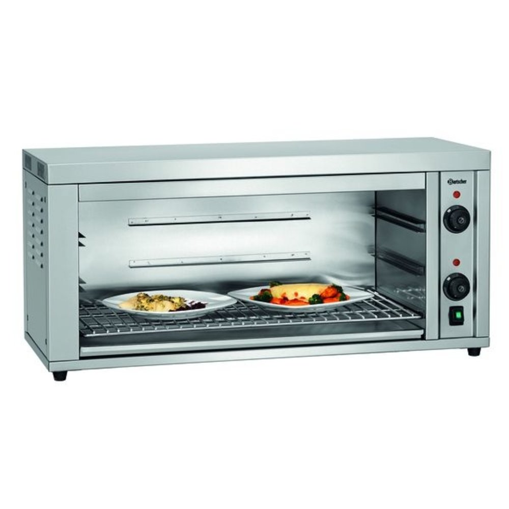 Bartscher Salamander | Elektrisch | Rvs | 700-2z II | 4.4kw | Stralingsverwarming | 910x375x425(h)mm