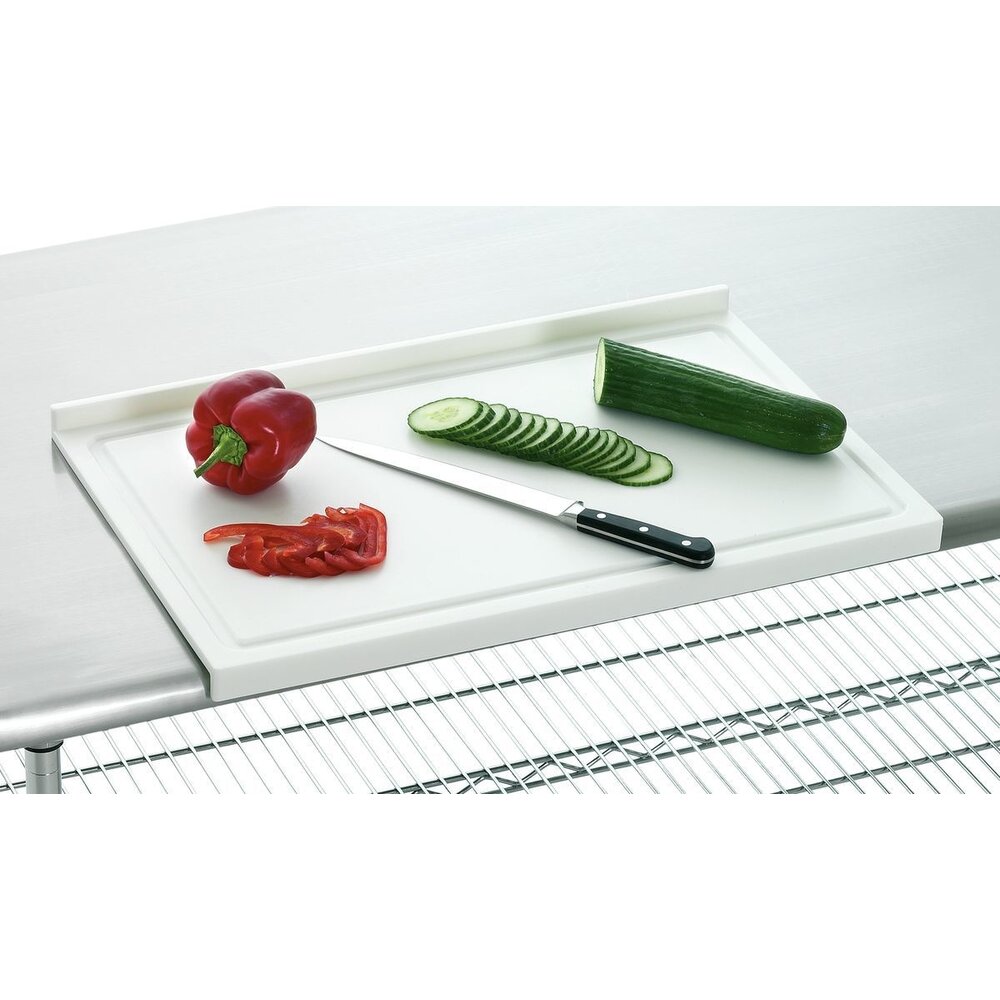 Bartscher Trancheerplank | Kunststof | Wit | Sapgeul | 580x375x45(h)mm