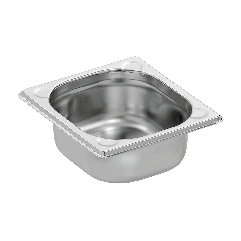Bartscher Gn-bak | Basic Line | Cns | 1/6 GN | Hoogte 65mm | 176x162x65(h)mm