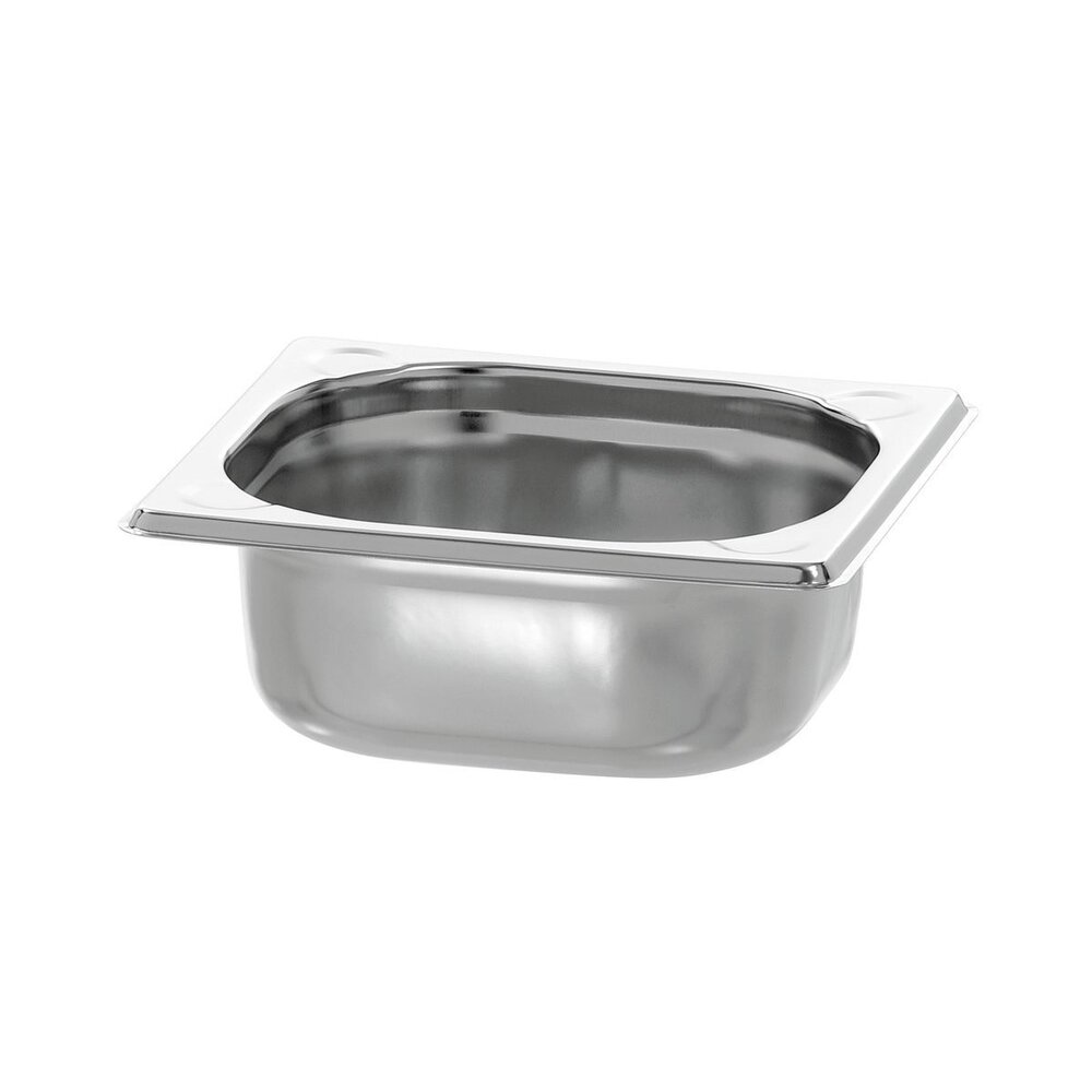 Bartscher Gn-bak | Basic Line | Cns | 1/6 GN | Hoogte 65mm | 176x162x65(h)mm