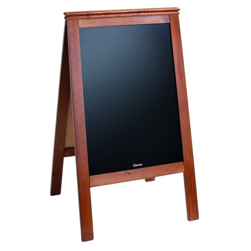 Bartscher Krijtstoepbord | Bistro | Hout | Schrijfvlak 530x795mm
