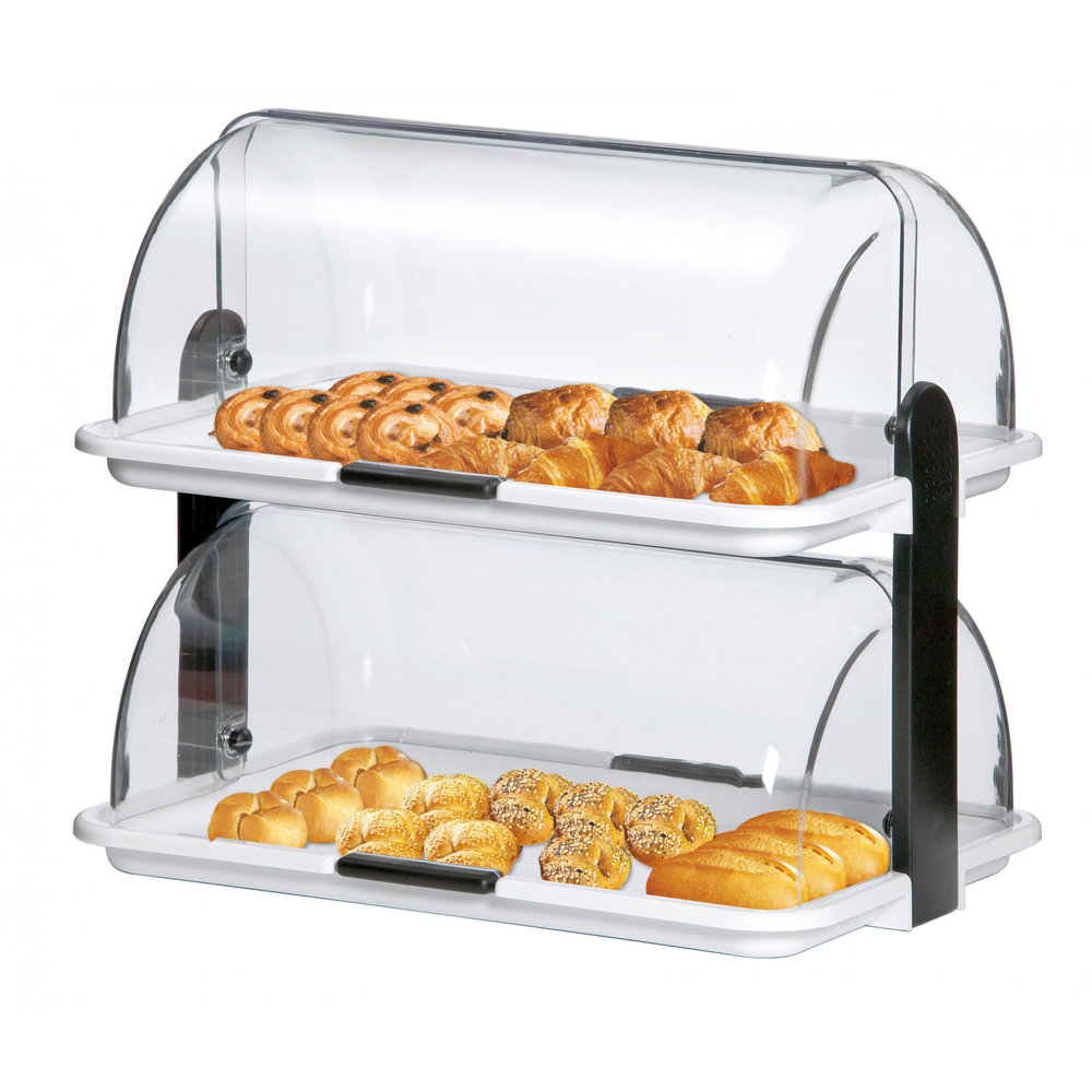Bartscher Buffetvitrine Dubbel Kunststof | 2 Etages | 470x315x415(h)mm