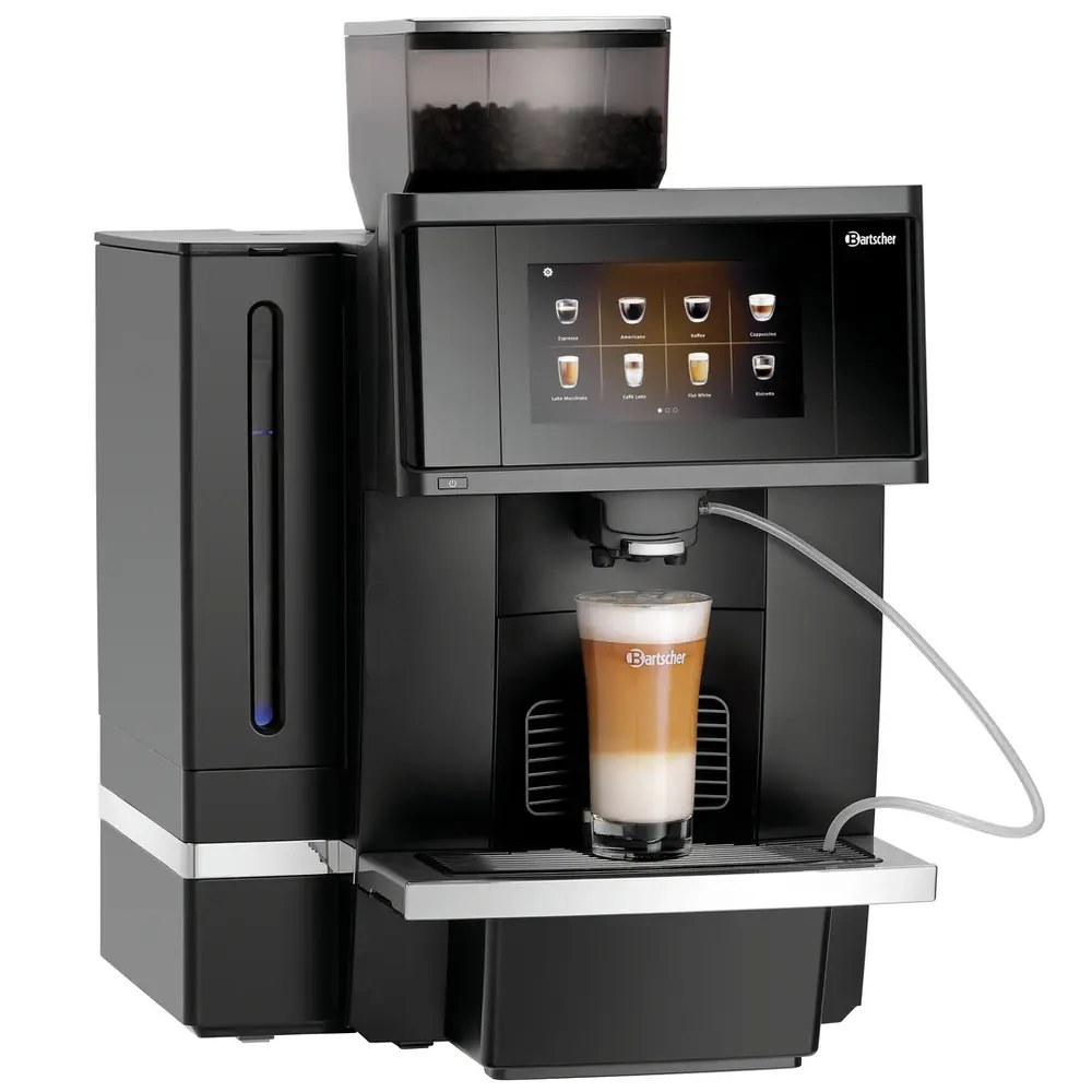 Bartscher Volautomatisch Koffiezetapparaat | Kv1 Comfort | 80 Kopjes/dag | 1 Hopper (bonen) | Waterreservoir (6l) / Wateraansluiting | 2.7kw (230v) | Touchscreen + Usb | 390x495x580(h)mm