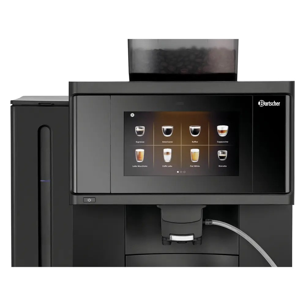 Bartscher Volautomatisch Koffiezetapparaat | Kv1 Comfort | 80 Kopjes/dag | 1 Hopper (bonen) | Waterreservoir (6l) / Wateraansluiting | 2.7kw (230v) | Touchscreen + Usb | 390x495x580(h)mm