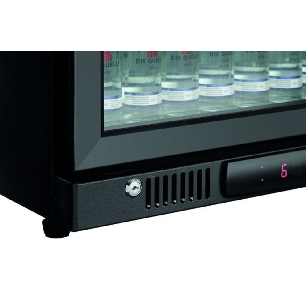 Bartscher Barkoelkast | Zwart | 124l | 1 Zelfsluitende Deur | 230v | 600x500x850(h)mm