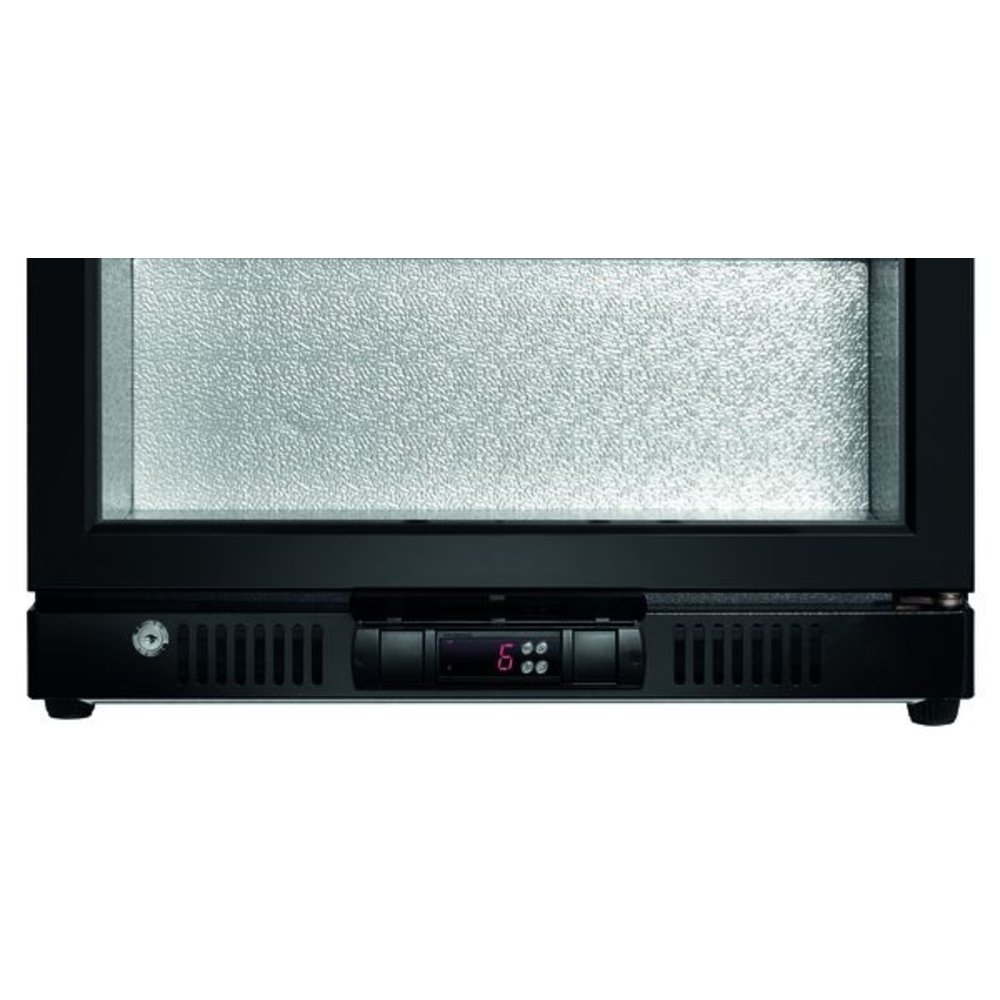 Bartscher Barkoelkast | Zwart | 124l | 1 Zelfsluitende Deur | 230v | 600x500x850(h)mm