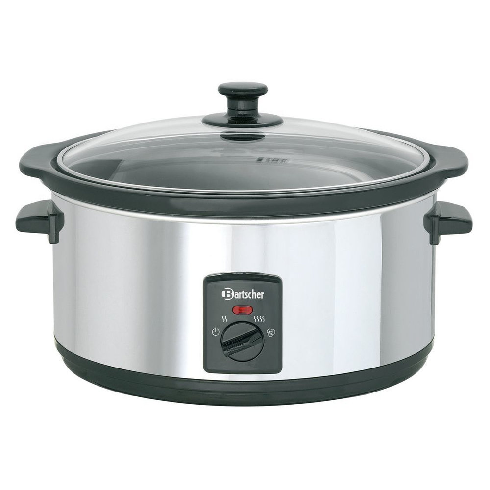 Bartscher Slowcooker | Aluminium | 6.5l | 230v | 410x295x240(h)mm