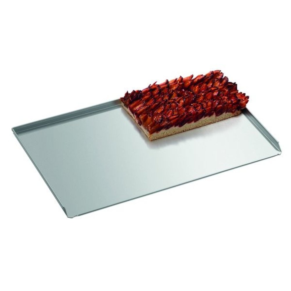 Bartscher Bakplaat Aluminium | 3 Zijden Rand | 600x400x20(h)mm