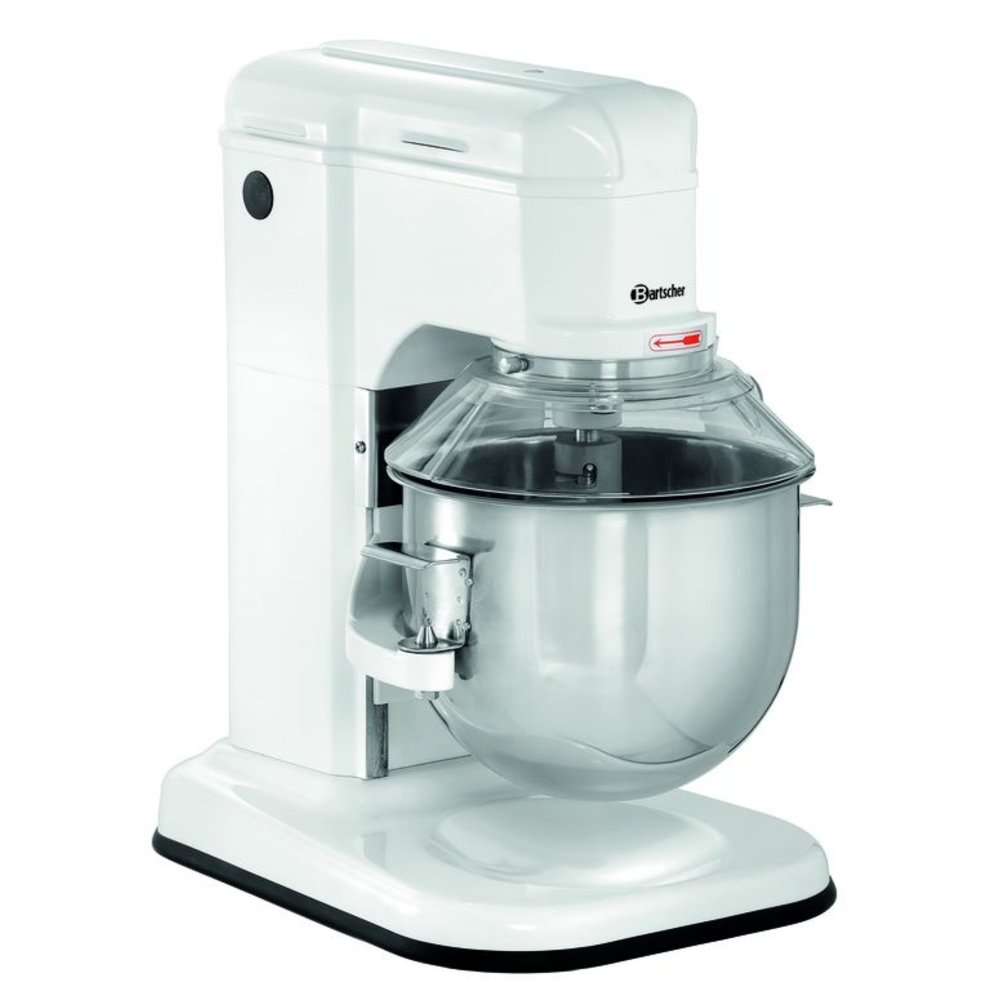 Bartscher Spiraalmixer | Wit | 7L | Afneembare Kom | 230v | 1.2kg | 440x335x510(h)mm
