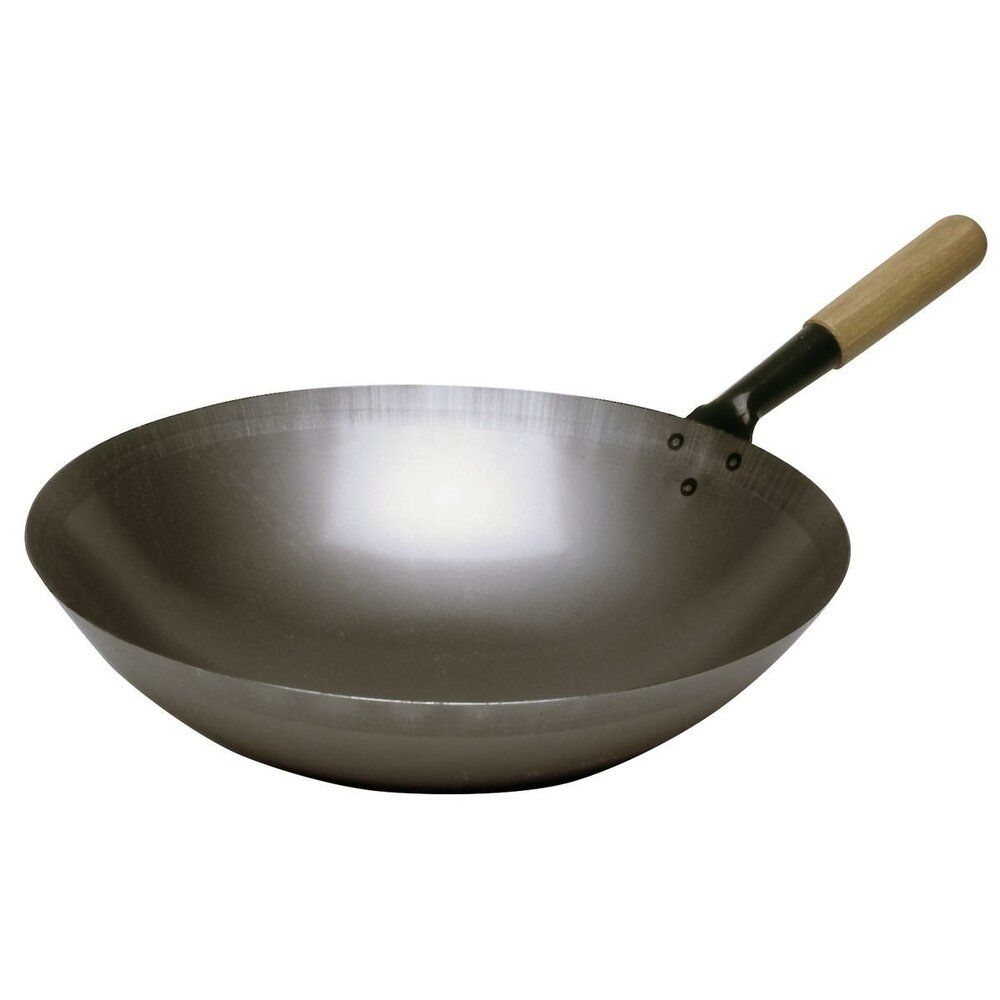 Bartscher Wokpan | Staal | Div. Warmtebronnen | Ronde Bodem | ø360x100(h)mm