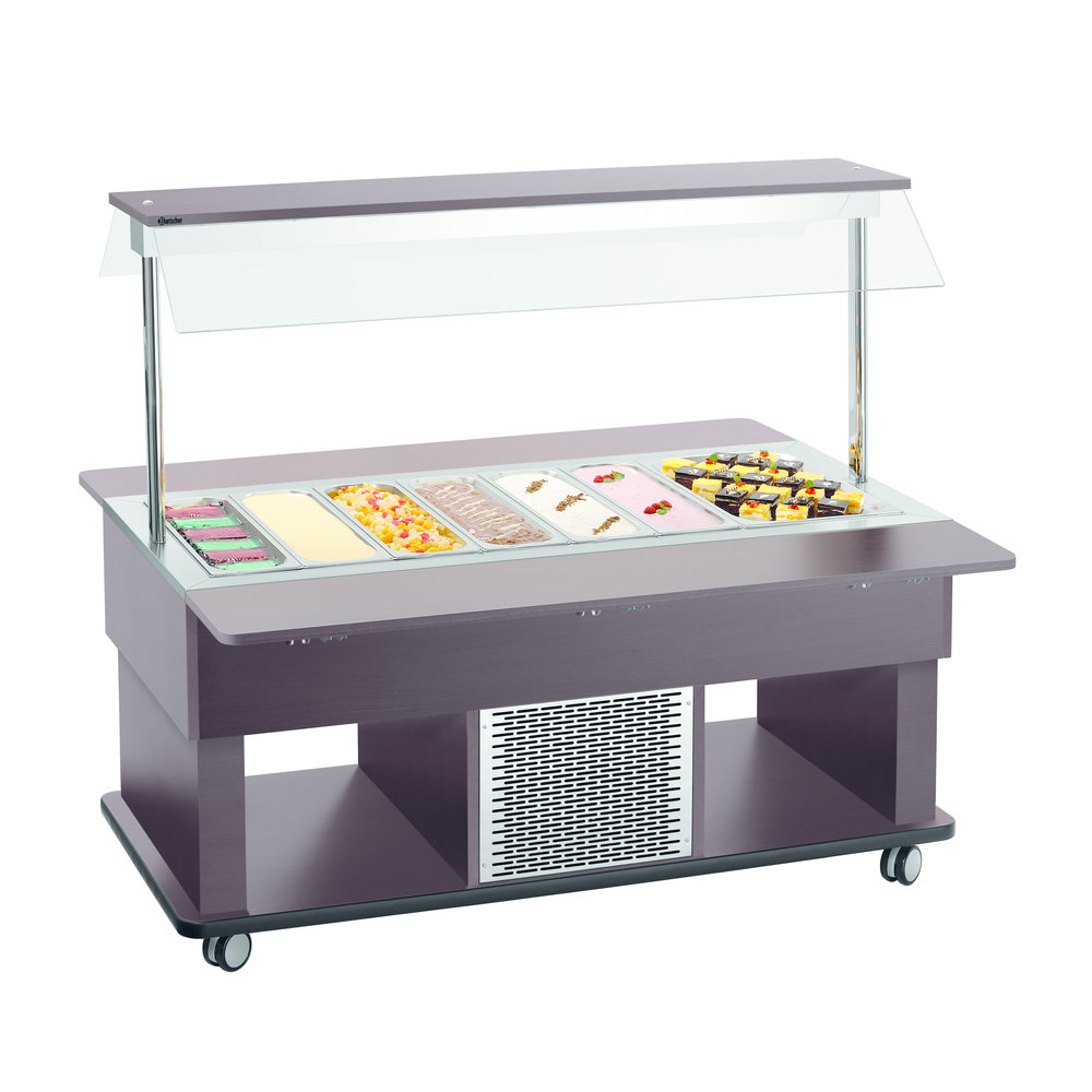 Bartscher Gekoelde Buffetwagen Kids | 4x 1/1 GN | Statisch | 230v | 1420x1150x1150(h)mm