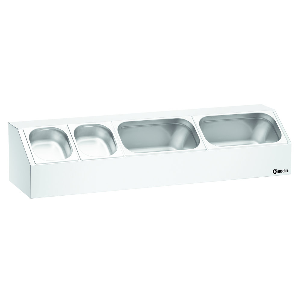 Bartscher Etagère Opzetmodel Rvs | 3x 1/3 GN 150mm Diep | 980x250x210(h)mm