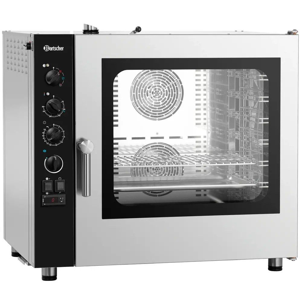 Bartscher Combisteamer | Silversteam2 | Elektrisch | 7 Niveaus (1/1 Gn) | 50°c/280°c | 9.6kw (400v) | 905x840x860(h)mm