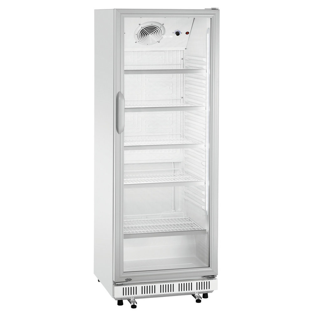 Bartscher Koelkast | 360l | Wit | +1°c/+10°c | Geventileerd | 0.18kw | Wielen | 620x635x1732(h)mm