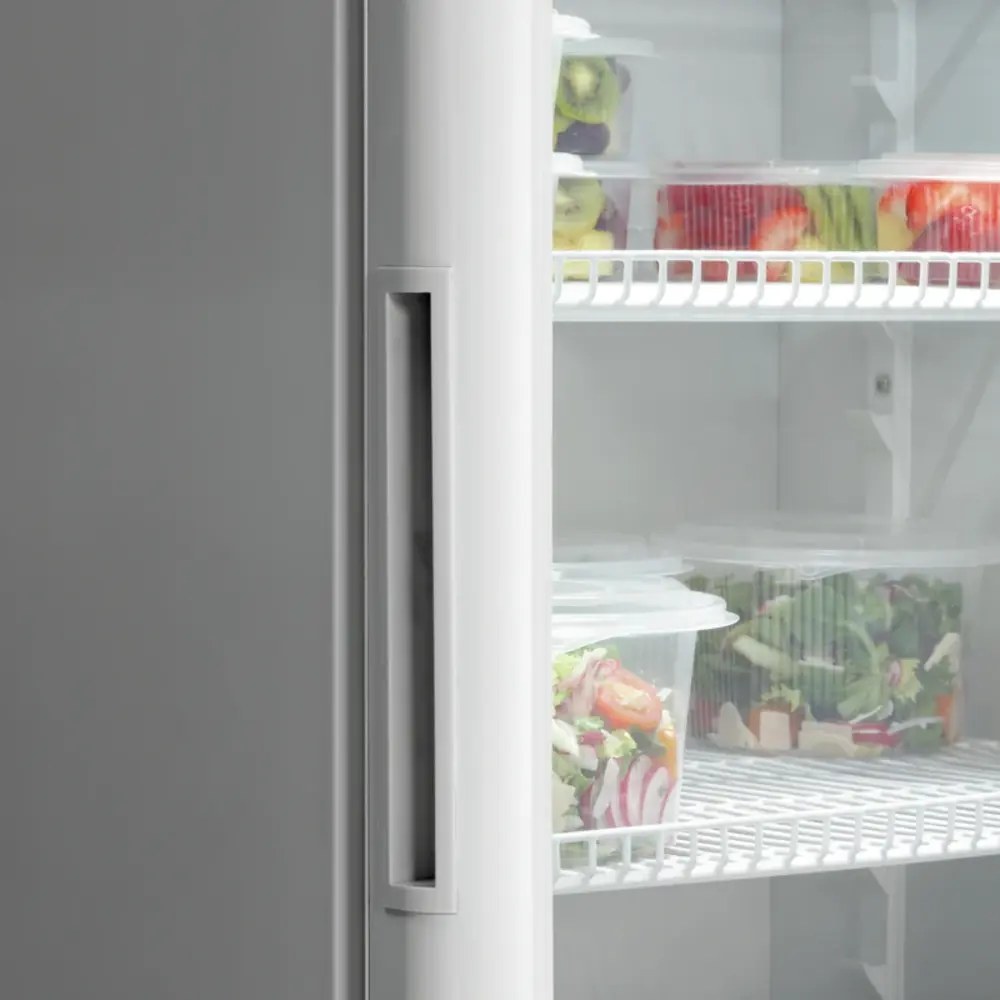Bartscher Koelkast | 302l | Wit | 0°c/+10°c | Statisch + Ventilator | Wielen | 600x580x1845(h)mm