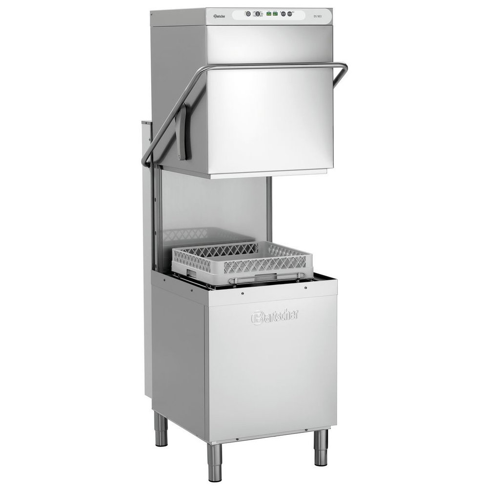 Bartscher Doorschuifvaatwasser | Mand 500x500mm | Naglanspomp | 725x955x1535/2055(h)mm