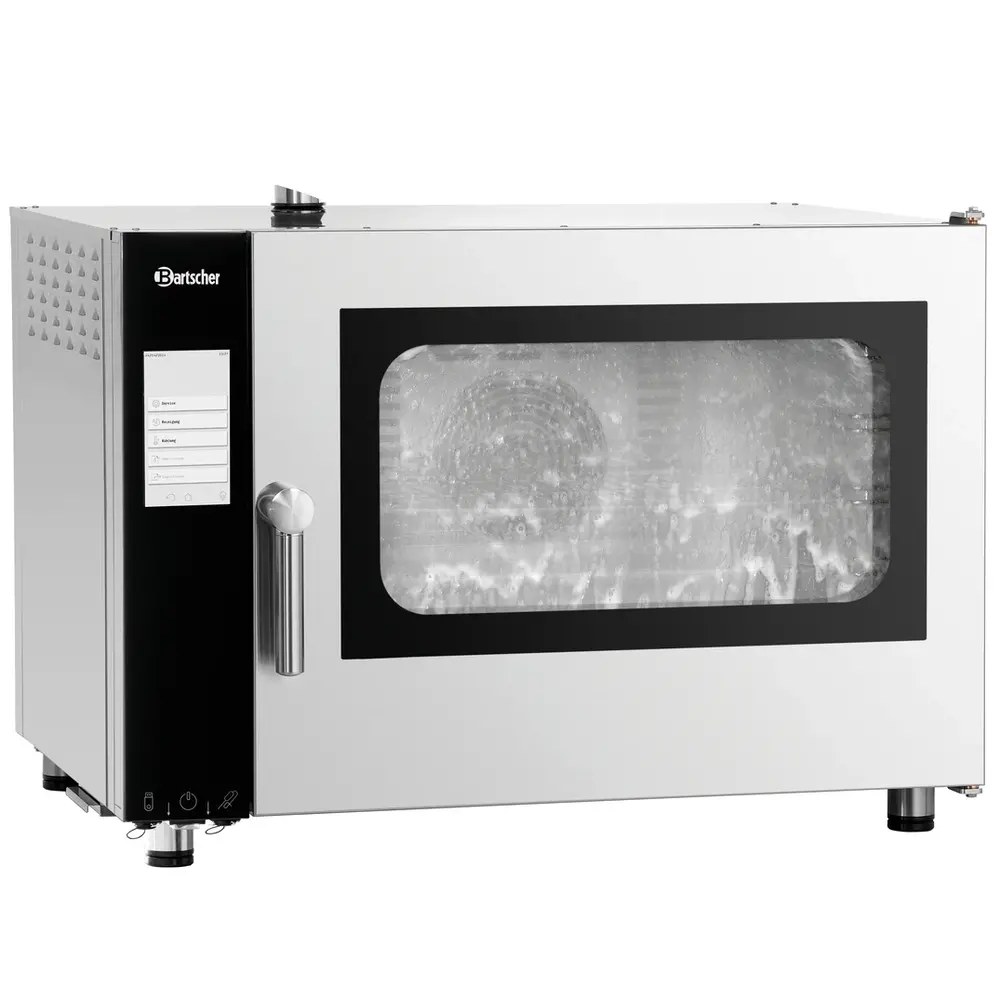 Bartscher Combisteamer | Silversteam2 | Elektrisch | 5 Niveaus (1/1 Gn) | 50°c/300°c | 7.7kw (400v) | Zelfreiniging | Touchscreen | 905x840x680(h)mm