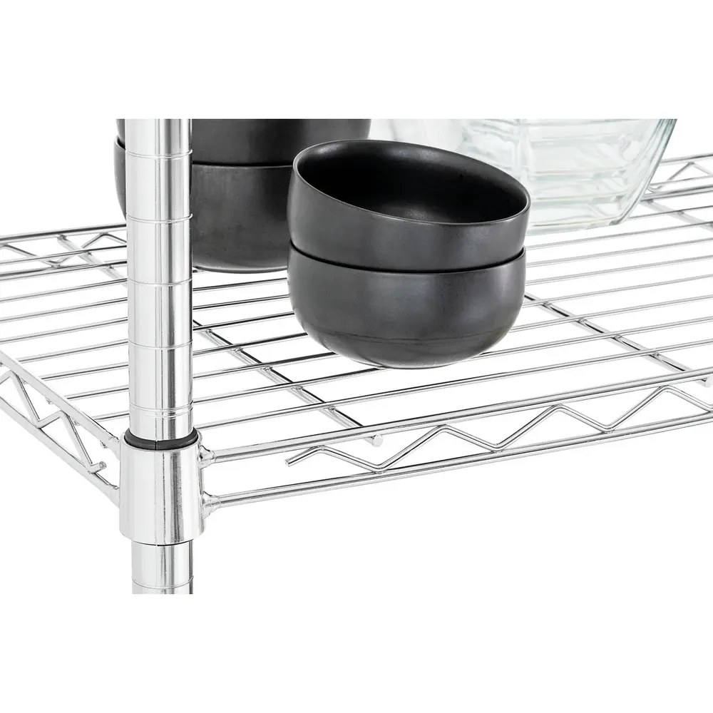 Bartscher Opbergrek | Staal | 4 Niveaus | Verstelbaar | Zelfmontage | 760x360x1545(h)mm
