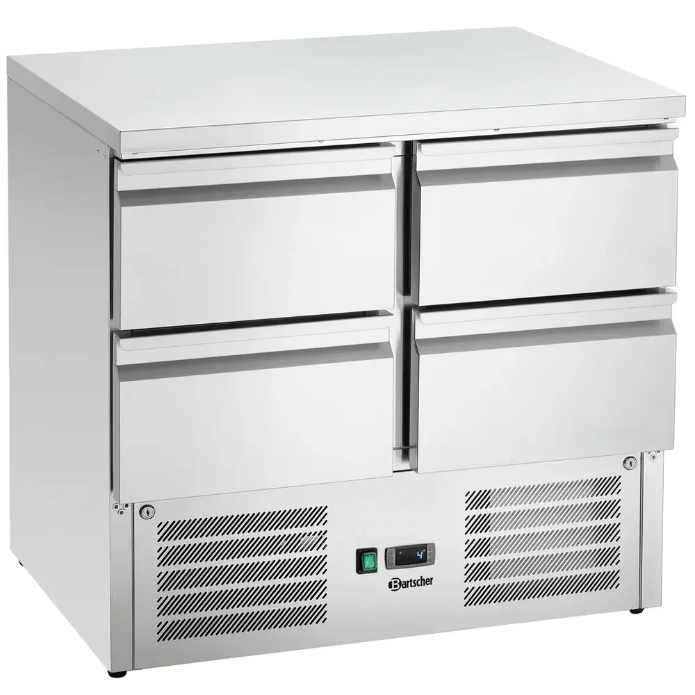 Bartscher Koelwerkbank | 260l | 4 Laden (1/1 Gn) | 0°c/+10°c | Geforceerd | 903x700x880(h)mm