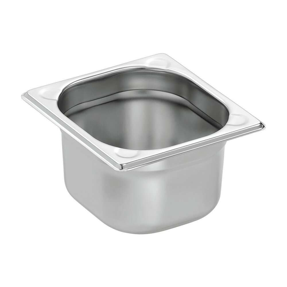 Bartscher Gn-bak | Basic Line | Cns | 1/6 GN | Hoogte 100mm | 176x162x100(h)mm