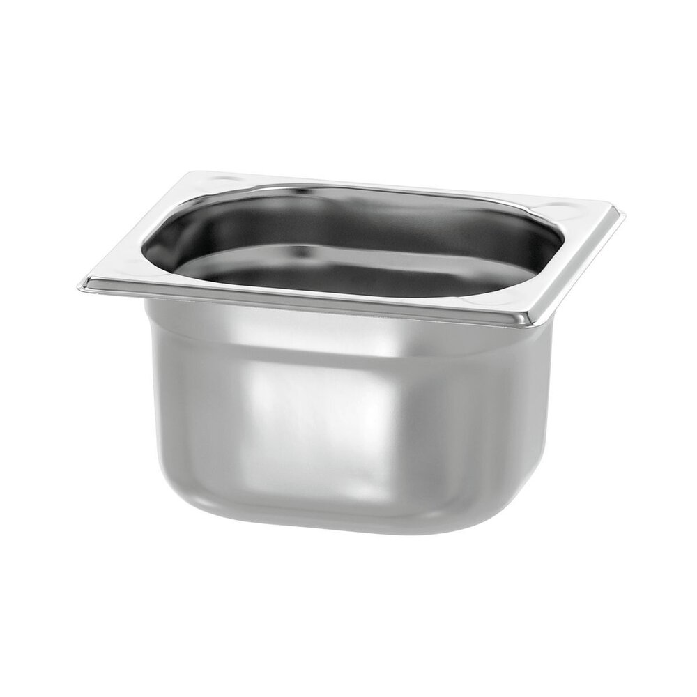 Bartscher Gn-bak | Basic Line | Cns | 1/6 GN | Hoogte 100mm | 176x162x100(h)mm