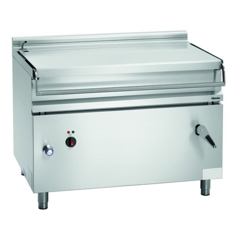 Bartscher Braadpan | Kantelbaar | Elektrisch | E120 Lhk | 100l | 14.8kw | 1200x900x900(h)mm