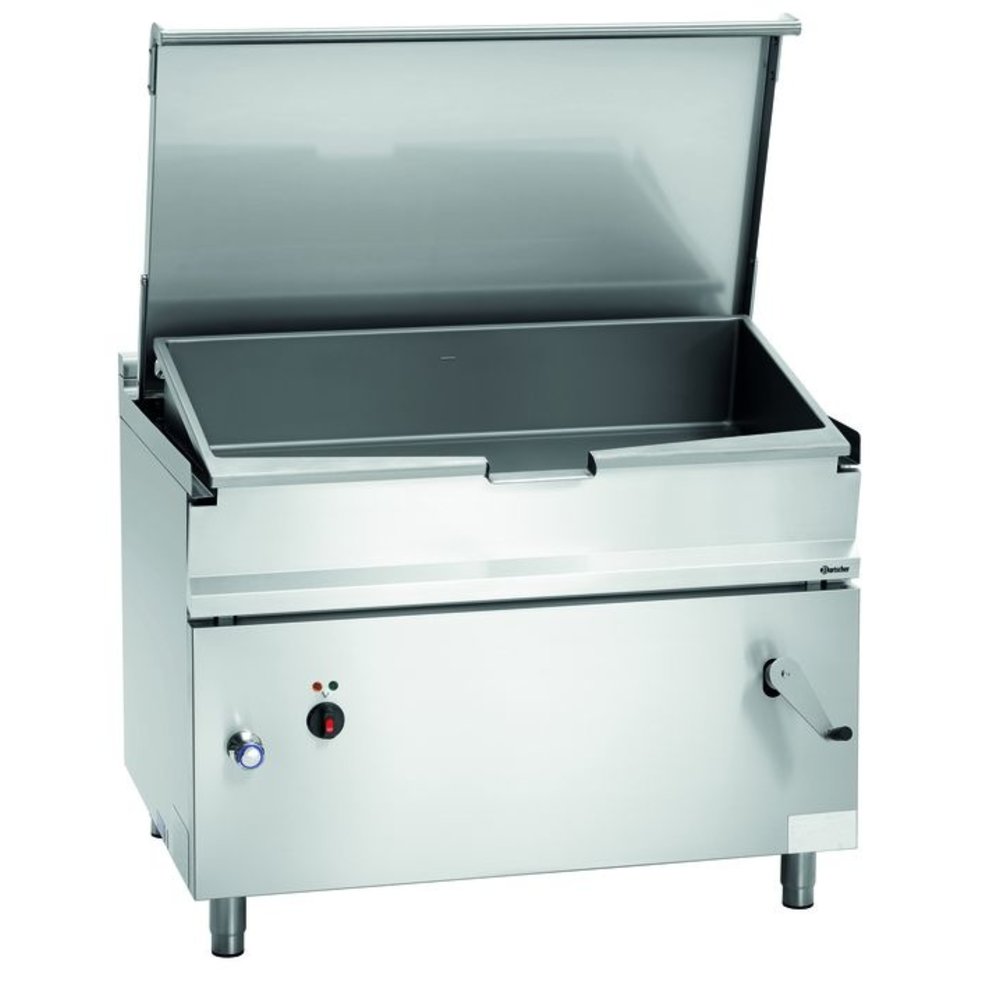 Bartscher Braadpan | Kantelbaar | Elektrisch | E120 Lhk | 100l | 14.8kw | 1200x900x900(h)mm