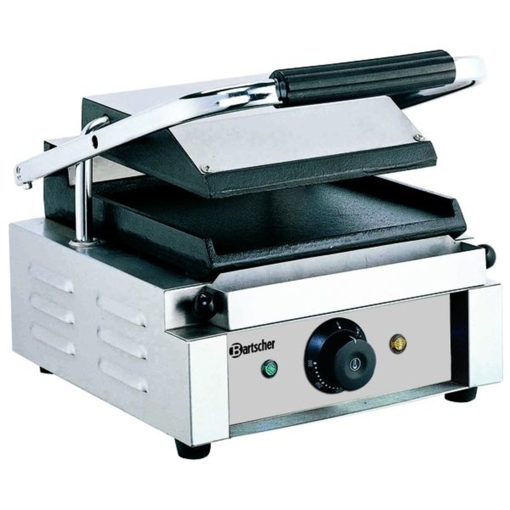 Bartscher Contactgrill 1800 1G | Glad | 1.8kw | Grillplaat Gietijzer/geëmailleerd | 290x395x210(h)mm