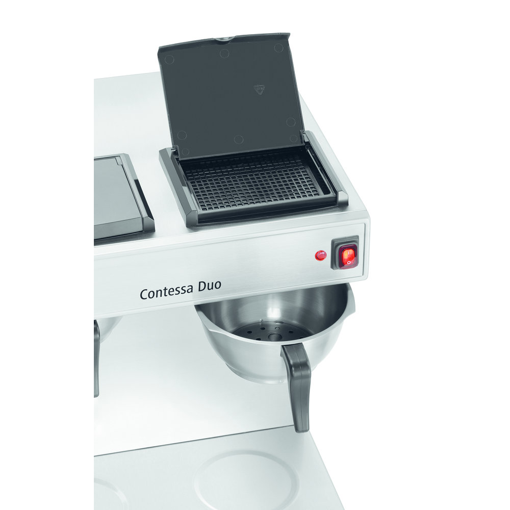 Bartscher Koffiemachine Contessa Duo | 2x 2L | 2x 1.4kw | 430x400x520(h)mm