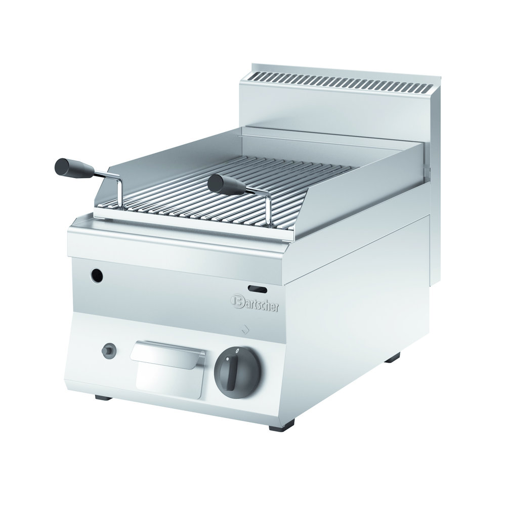 Bartscher Lavasteengrill Gas | 7 Kw/h | Cap. Lavastenen 6 kg | 400x650x295(h)mm