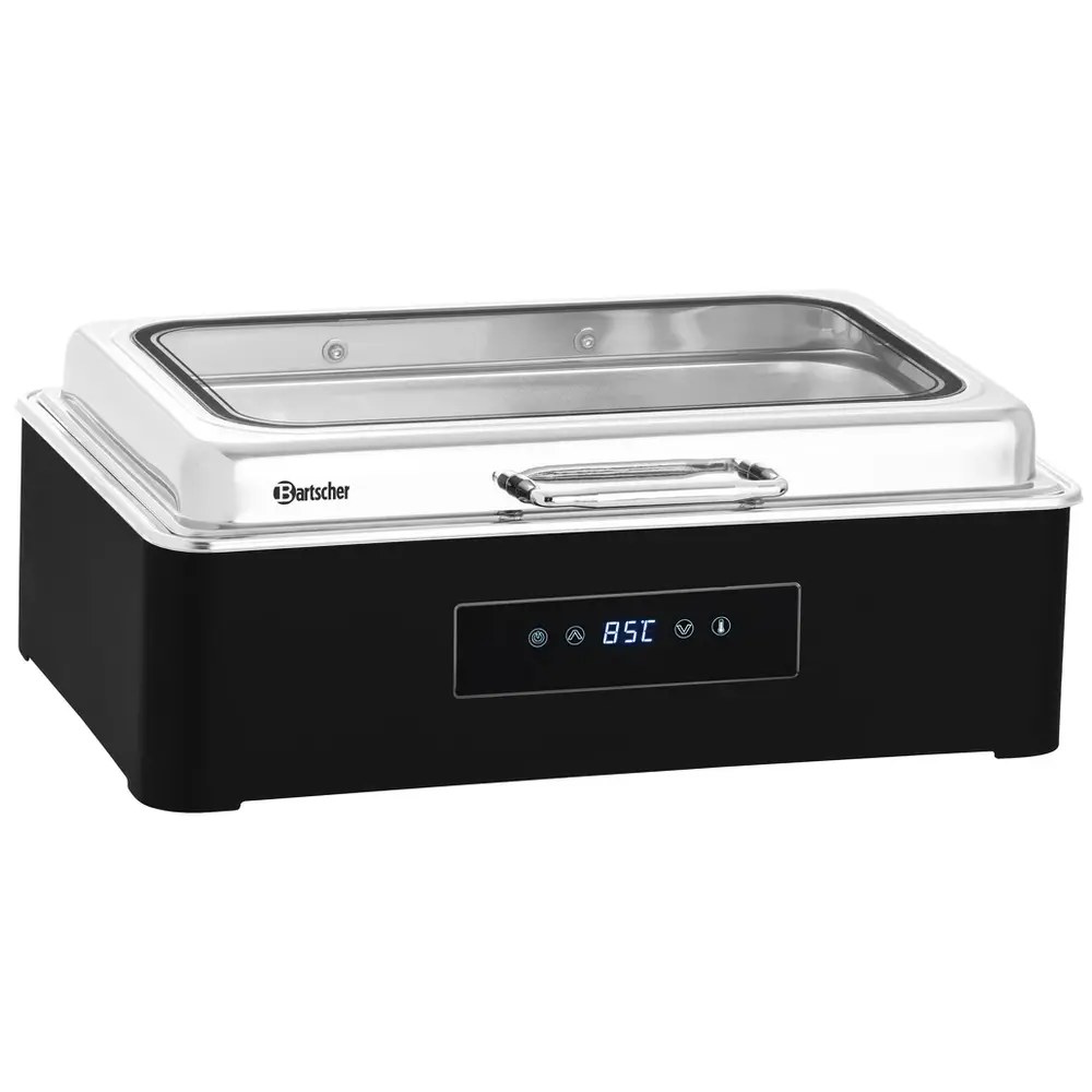 Bartscher Chafing Dish | Elektrisch | 1/1 GN | 40°c/90°c | 0.5kw (230v) | Touchbediening + Afstandsbediening | 560x425x225(h)mm