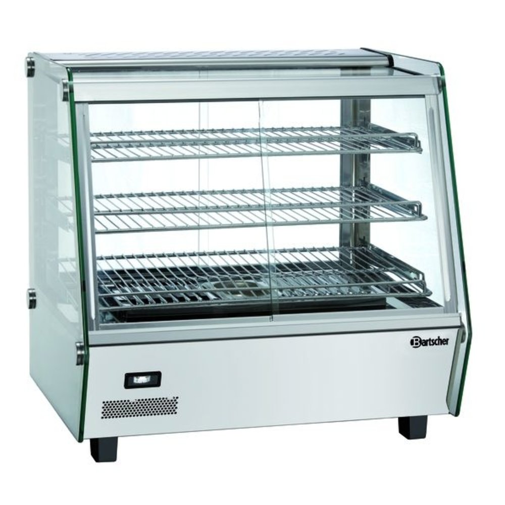 Bartscher Warmhoudvitrine | Deli Plus I-d | 120l | 1.1kw | Schuifdeuren Beiden Zijden | 690x590x685(h)mm