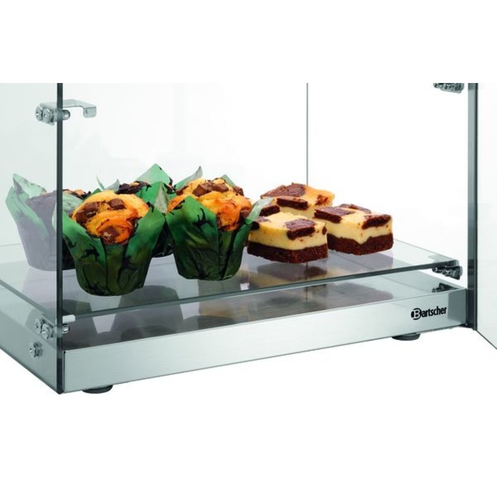 Bartscher Buffetvitrine 3850 3e-k | 3 Etages | 405x335x620(h)mm