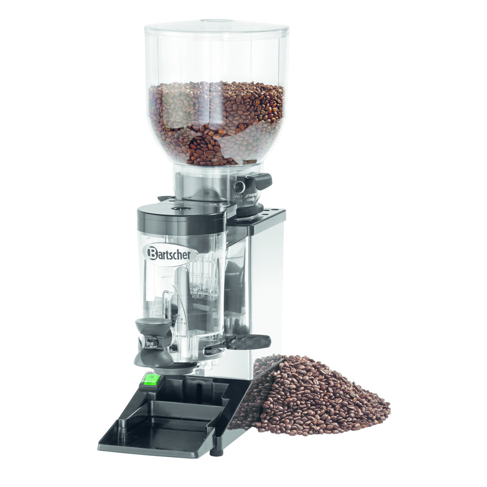 Bartscher Koffiemolen Model Space II | 230v | Toerental Max. 1300p/min | 200x390x600(h)mm