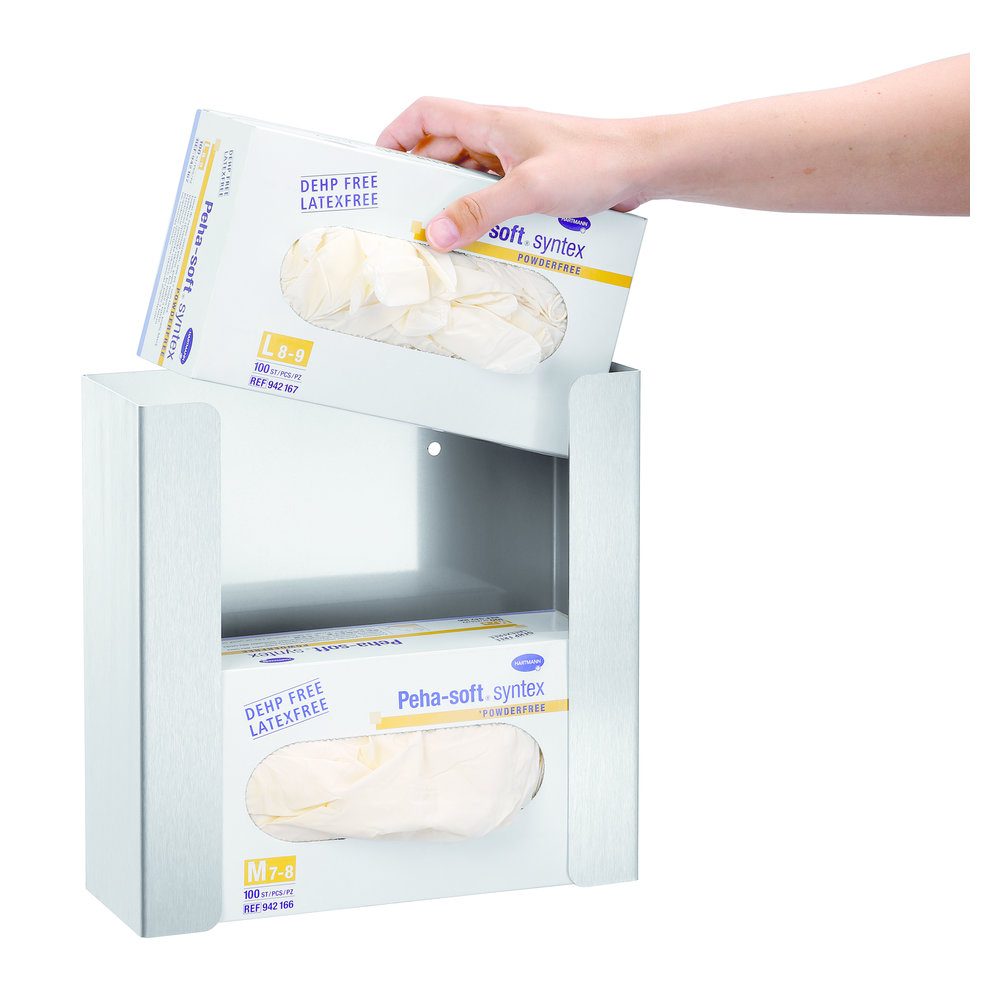 Bartscher Handschoendispenser K20 Rvs | Inschuiven Van de Verpakking | 260x96x259(h)mm