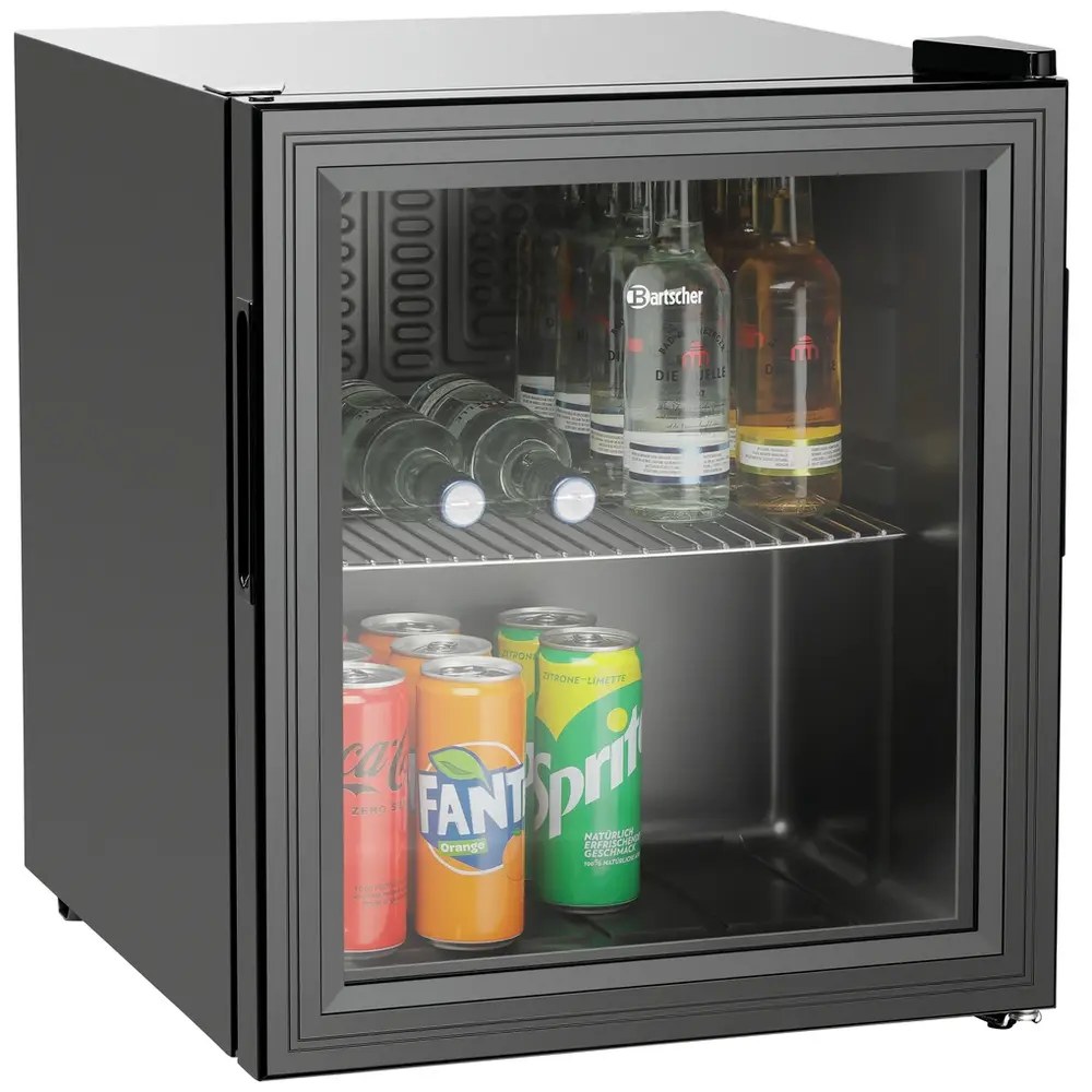 Bartscher Minibar | 46l | Zwart | +4°c/+18°c | Statisch | 435x480x520(h)mm