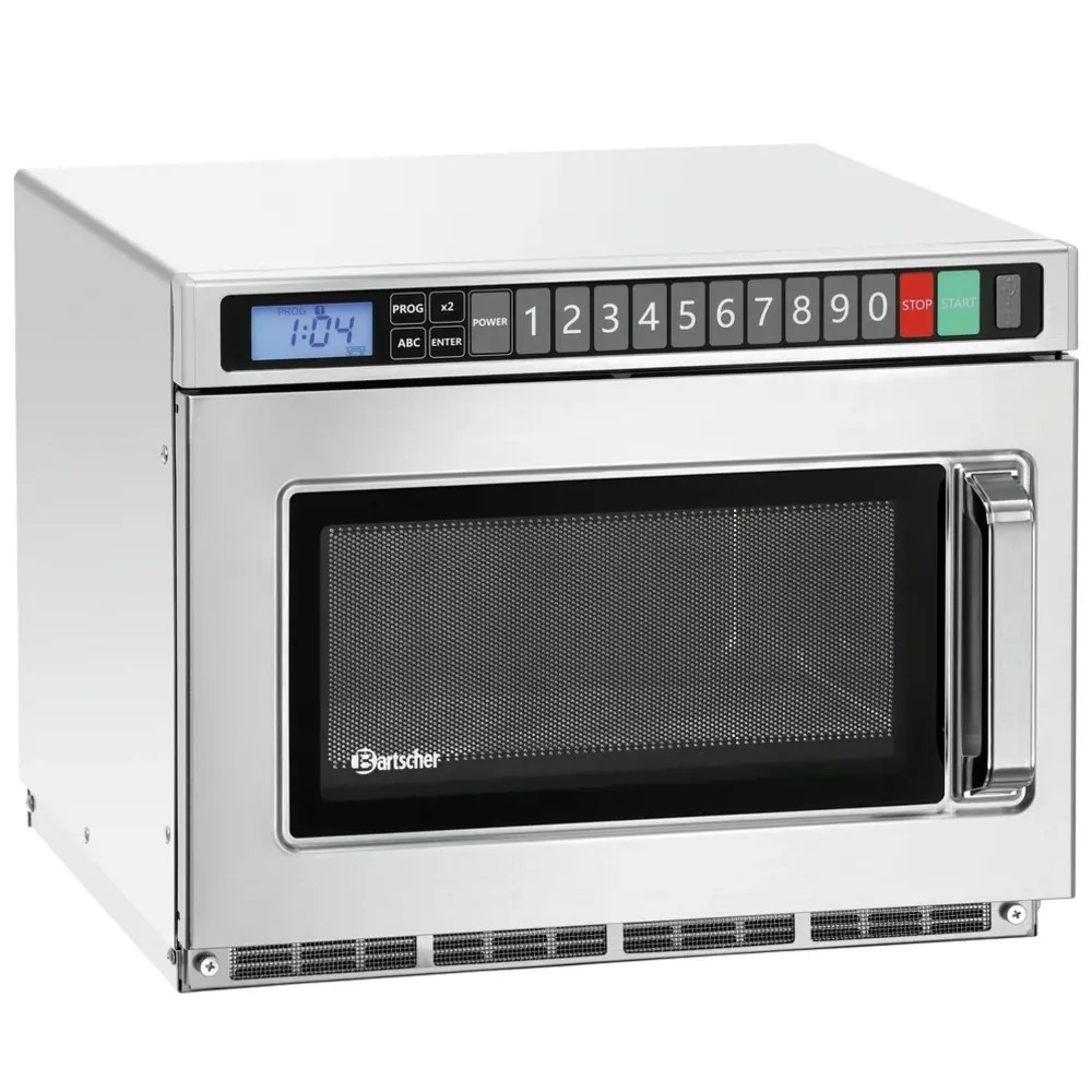 Bartscher Magnetron | Rvs | 18l | 1800w | Touchbediening | Programmering (usb) | 230v | 425x520x340(h)mm