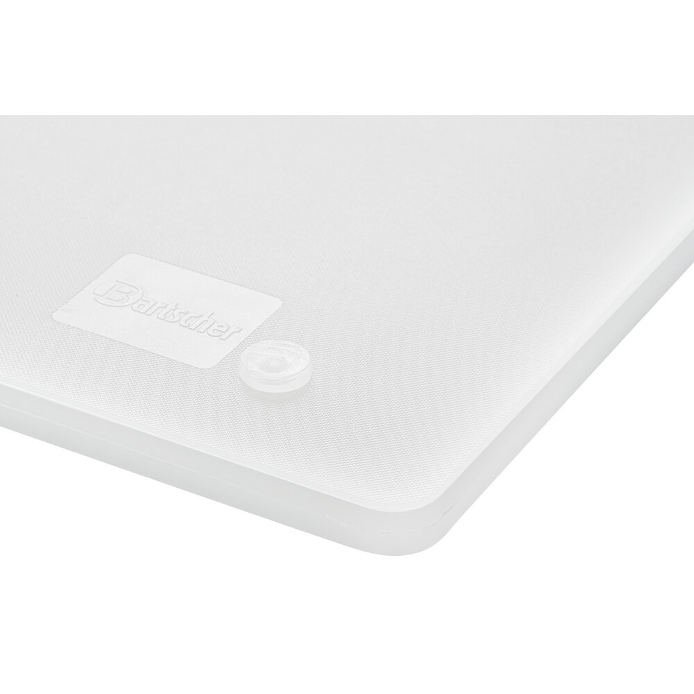 Bartscher Broodsnijplank | Pro | Polyethyleen | Wit | Haccp | 600x400x20(h)mm