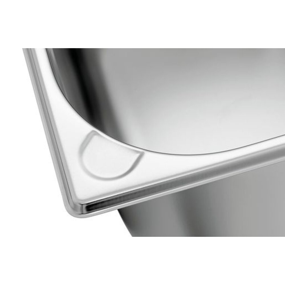 Bartscher Gn-bak | Basic Line | Cns | 1/2 GN | Hoogte 200mm | 325x265x200(h)mm