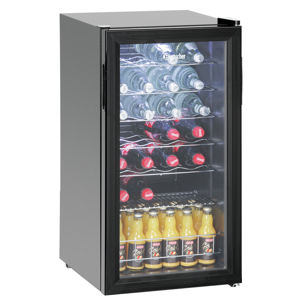 Bartscher Drankenkoeling | 88l | Zwart | +2°c/+10°c | Statisch | 0.09kw | 430x483x832(h)mm