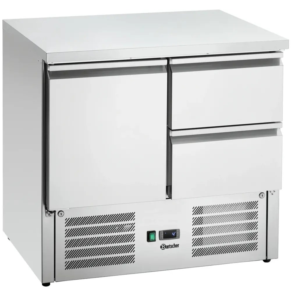 Bartscher Koelwerkbank | 260l | 1 Deur + 2 Laden (1/1 Gn) | 0°c/+10°c | Geforceerd | 900x700x880(h)mm