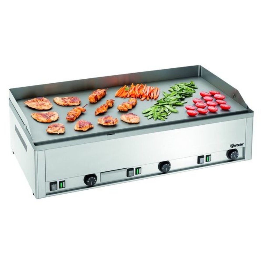 Bartscher Bakplaat/grillpplaat | Gdp 980e-g | Bakplaat Glad (b)980x(d)480mm | 9kw | 990x580x310(h)mm