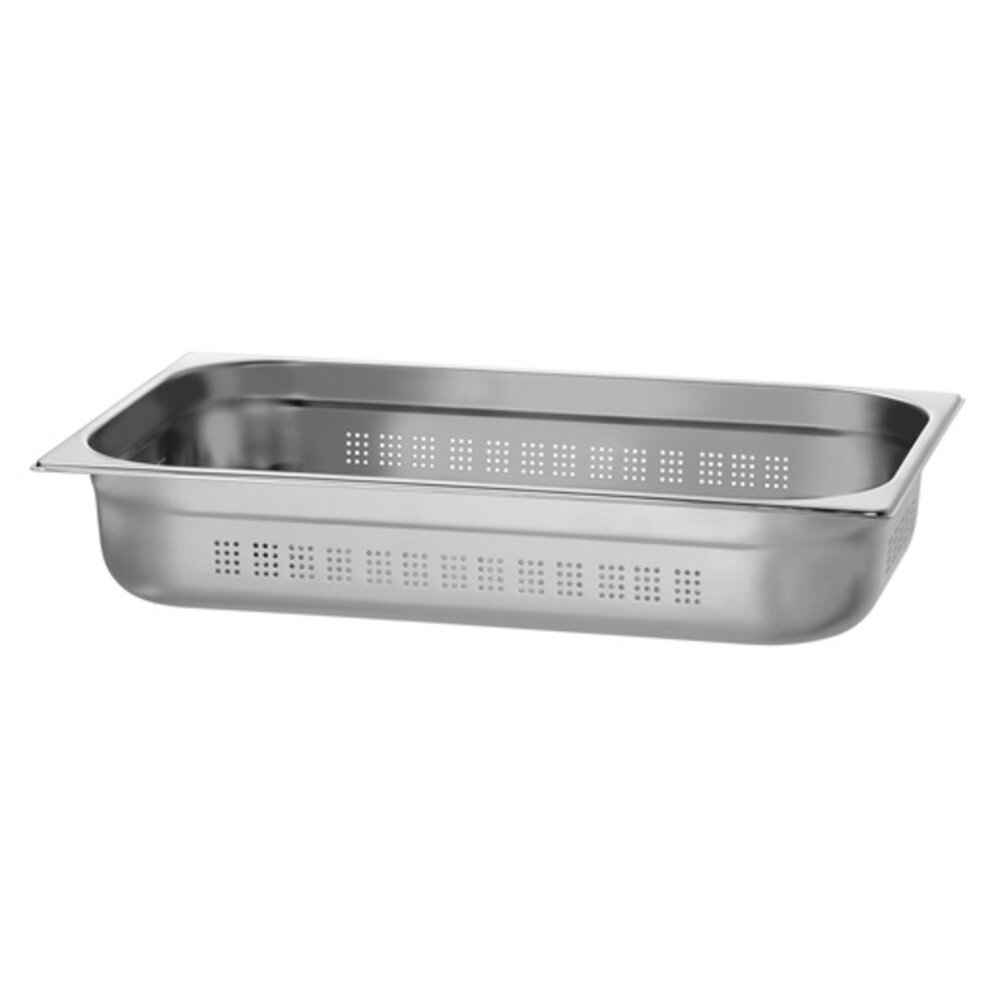 Bartscher Gn-bak | Top Line | Cns | 1/1 GN | Hoogte 100mm | Geperforeerd | 530x325x100(h)mm