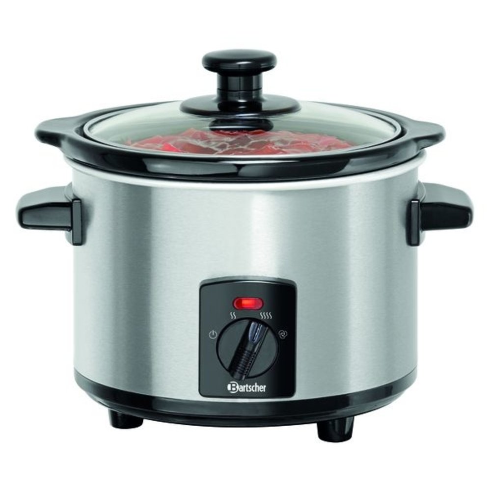 Bartscher Slowcooker | Mini | Aluminium | 1.25l | 230v | 230x220x200(h)mm