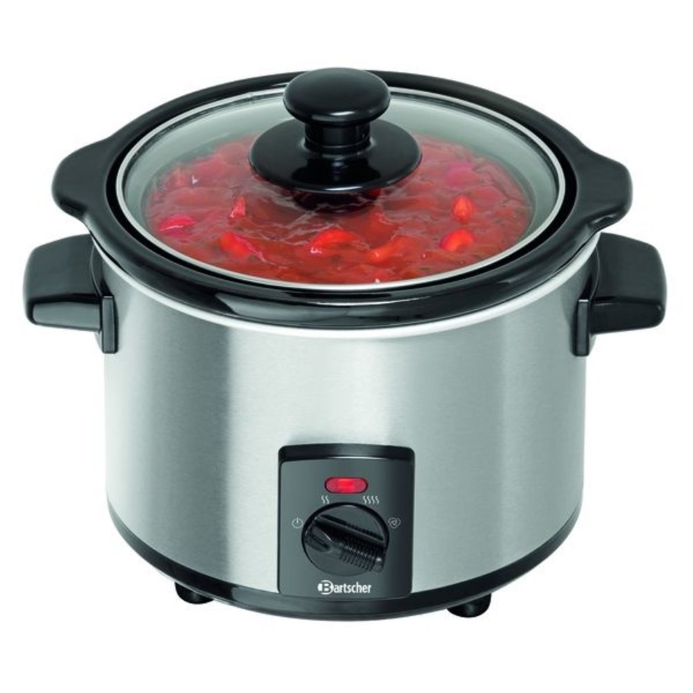 Bartscher Slowcooker | Mini | Aluminium | 1.25l | 230v | 230x220x200(h)mm