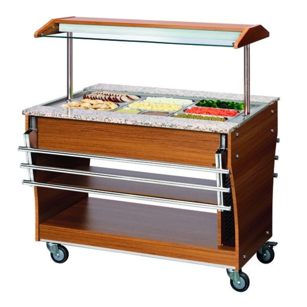 Bartscher Buffetwagen Warm | 3x 1/1 GN | 230v | 1200x880x1370(h)mm