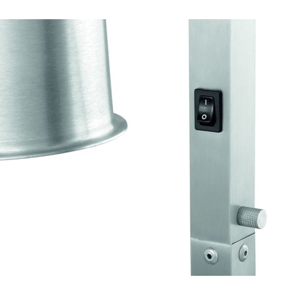 Bartscher Warmtebrug | 13wl820 | 2/1 GN | 3 Infraroodlampen | 230v | 810x340x610(h)mm